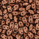 Matubo MiniDuo Perlen 4x2.5mm Matte - metallic copper